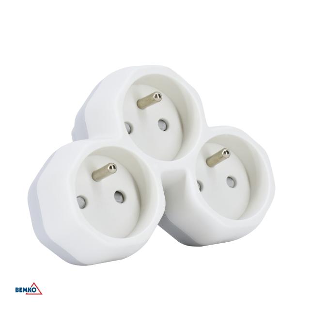 ROZGAŁĘŹNIK + 0  3xGN 16A TRÓJKĄTNY