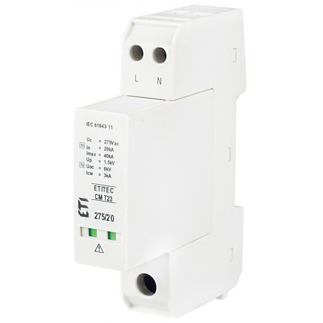 Ogranicznik przepięć T2+T3 (C+D) TEC CM T23 275/20 2+0   002440650 ETI