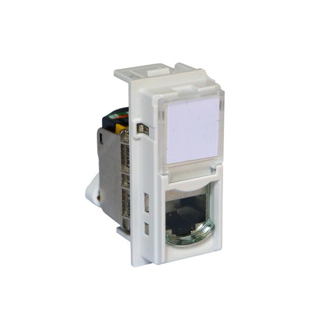 LIVING NOW - GNIAZDO RJ45 - UTP - KAT.6A - 1 MODUŁ - PIASKOWY BEŻ, Bticino