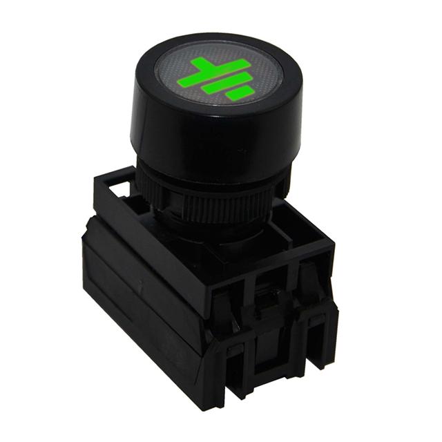 Wsk.uziem. NEF22WU 24V-230V zielony