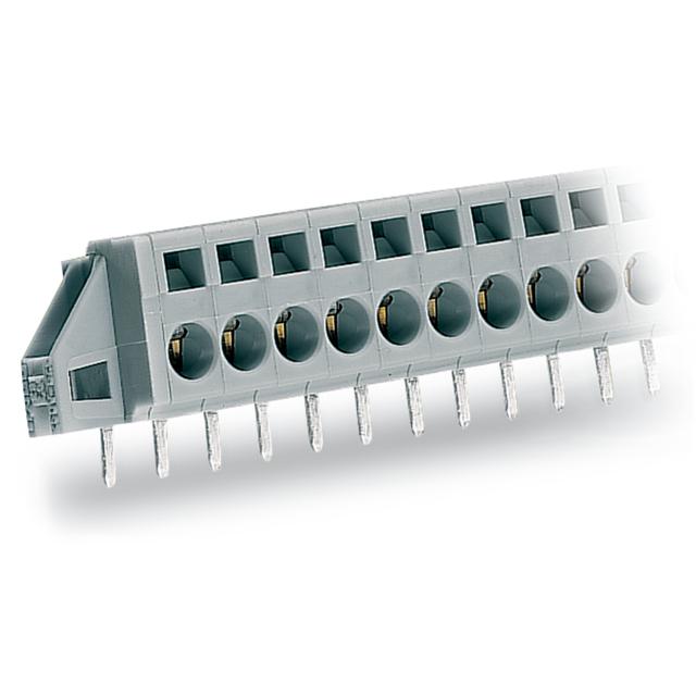 listwa zaciskowa przepustowa 10-bieg. szara raster 5 mm /25szt./ WAGO