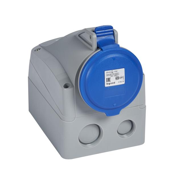 P17 TEMPRA PRO GNIAZDO STAŁE 32A 3P+N+Z 230V IP44, Legrand