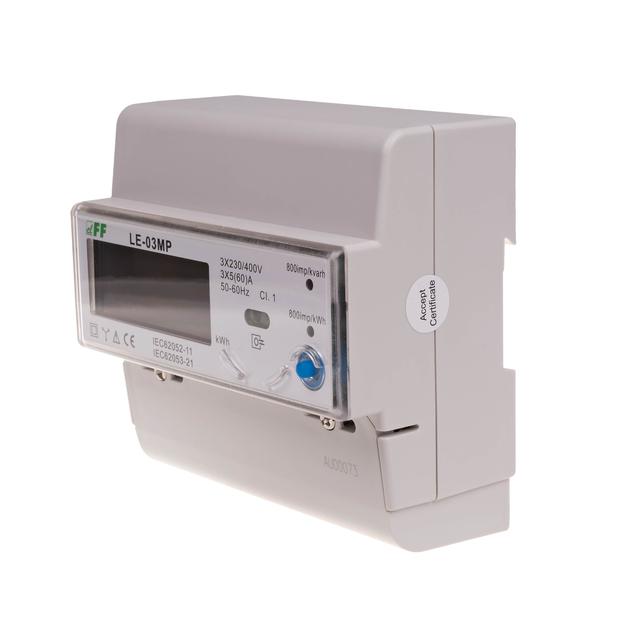 Licznik energii elektrycznej MODBUS RS-485 -trójfazowy LE-03MP F&F
