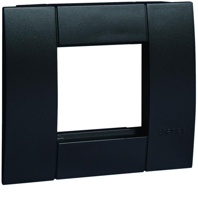 tehalit.WA Ramka montażowa pojedyncza 45x45mm czarna GT4519011 HAGER