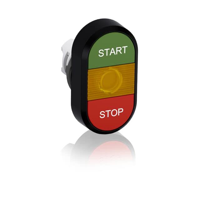 Przycisk podwójny START-STOP żółte pole podświetlany MPD4-11Y