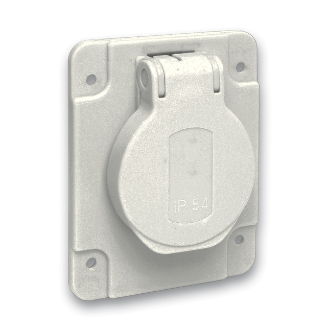 GNIAZDO 65X85 SIDE GRAY IP54220V 2PT PKS62G SCHNEIDER
