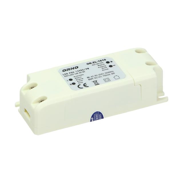 Zasilacz LED 12V DC 9W 0,75A IP20 OR-ZL-1610 ORNO