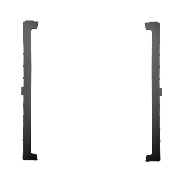 ARIA Ramka ozdobna do gniazd podwójnych monoblokowych - kolor czarny metalik