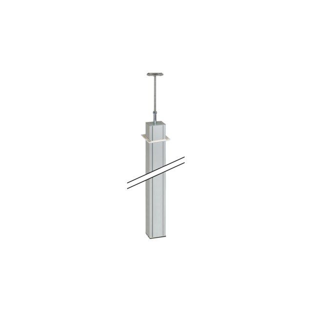 Simon Connect Kolumna 1-stronna wys.3m 70x60mm aluminium