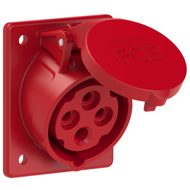 GNIAZDO TABLICOWE SKOŚNE TWIST  16A 400V 3P+Z 70x85mm  IP44