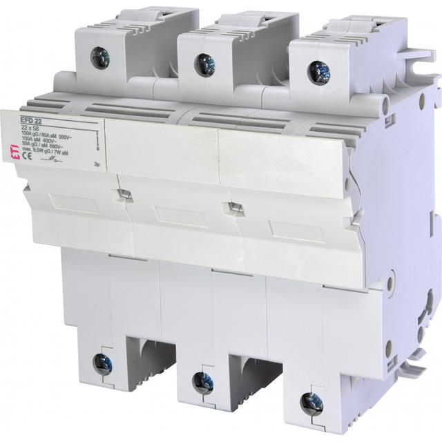 Rozłącznik bezpiecznikowy 3P 100A 22x58mm EFD 22 002570004 ETI