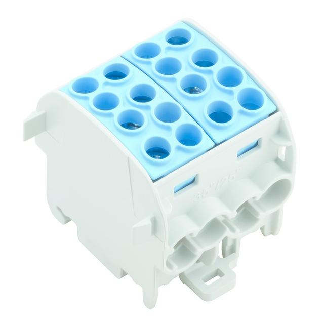 WPD 202 4X35/4X25 BL Złączka szynowa przelotowa, nr katalogowy 1561700000
