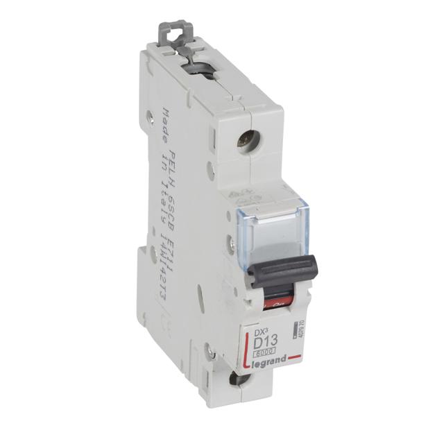 WYŁĄCZNIK NADPRĄDOWY S 301 1P D 13A 6000A SERII DX3, Legrand