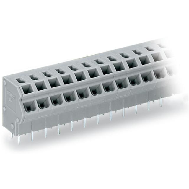 listwa zaciskowa do pł. drukowanych 3-bieg. szara raster 5/5,08 mm