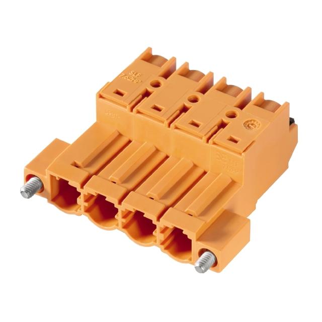 SLF 7.62HP/04/180F SN OR BX Złącze kablowe do płytek drukowanych /42szt./ WEIDMULLER