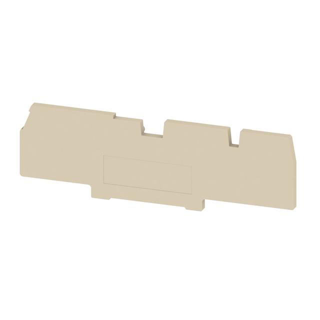 ZAP/TW ZTTR2.5 Płyta separacyjna (terminal), Płyta zamykająca i pośrednia, 87 mm x 27.2 mm, Ciemnobeżowy /50szt./ 1865520000 WEIDMÜLLER