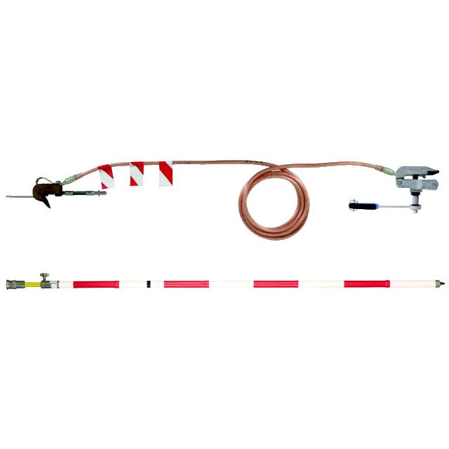 Zestaw uziemiający kolejowy, dł. 8,5 m