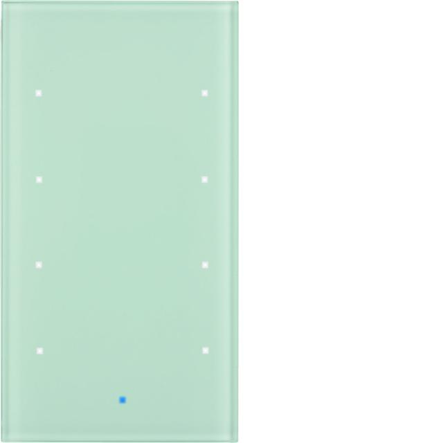 BERKER KNX TS Sensor dotykowy 4-krotny szkło białe 75144830 HAGER