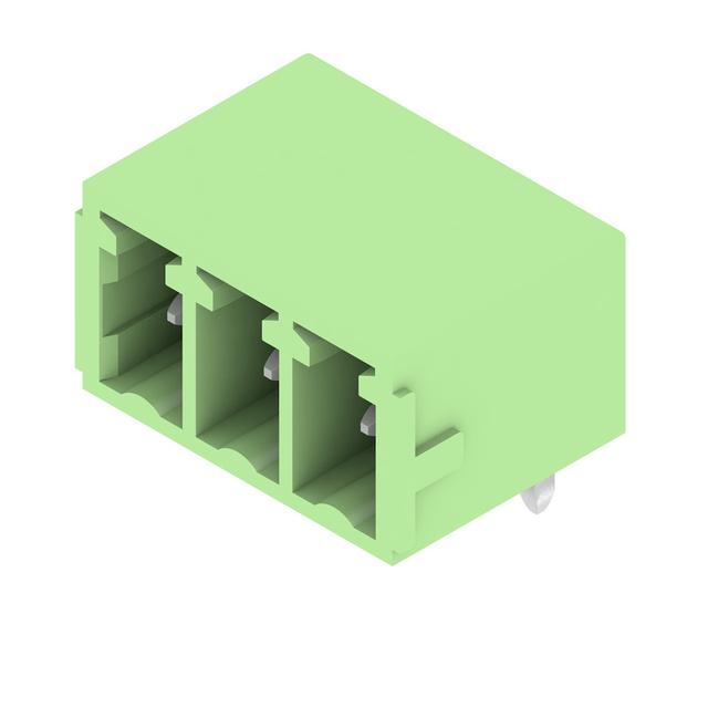 SC 3.81/03/90G 3.2SN GN BX Wtyki PCB (złącza płyty), 3.81 mm, Liczba biegunów: 3, kąt odejścia: 90° /138szt./ 1793250000 WEIDMÜLLER