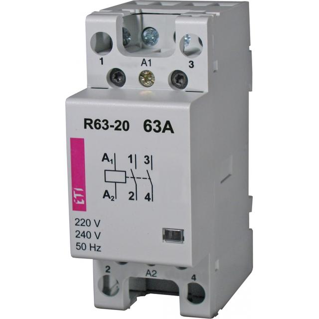 Stycznik modułowy 63A 2R 2M 2P R 63-02 230V 002463486 ETI