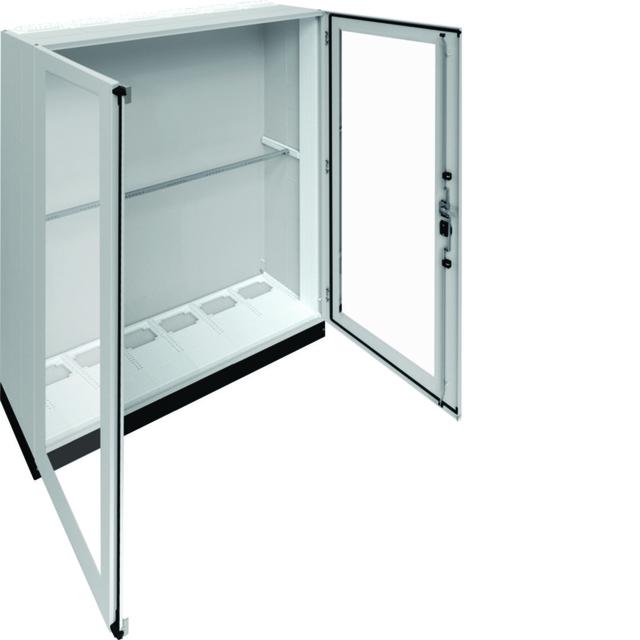 univers Rozdzielnica stojąca IP55 kl. I 1550x1850x400 + cokół 100mm drzwi transparentne FR26V1 HAGER