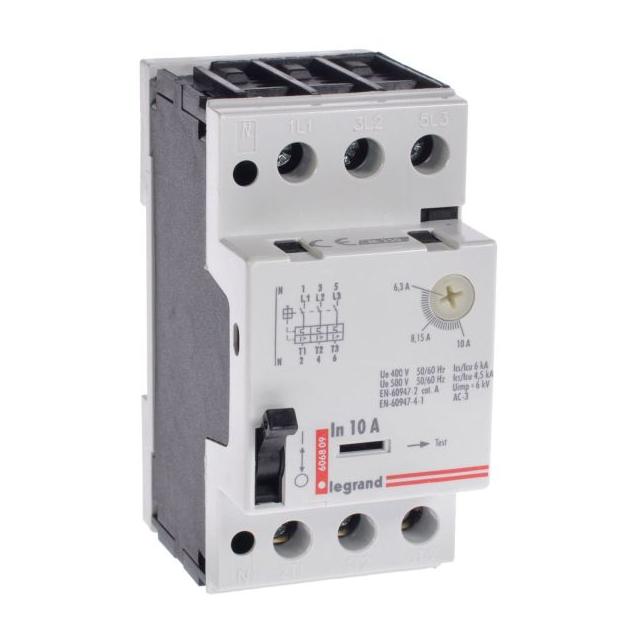 Wyłącznik Silnikowy 3P 4Kw 6,3-10A M 250 10 606809 LEGRAND