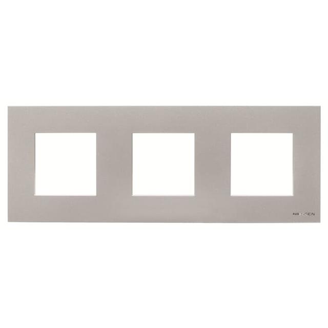 RAMKA 3-KROTNA BASIC -ZENIT-SREBRNY 2CLA227310N1301 ABB