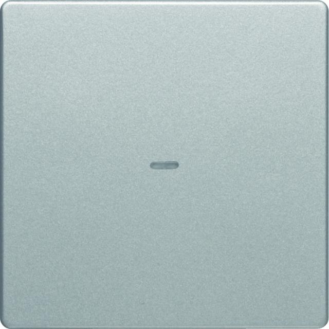 BERKER KNX e/s Q.x Klawisz z soczewką do modułu przycisku pojedyncza aluminium aksamit lakierowana. 80960221 HAGER