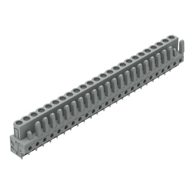 MCS-MIDI Classic gniazdo 24-bieg. szare raster 5 mm /10szt./ WAGO