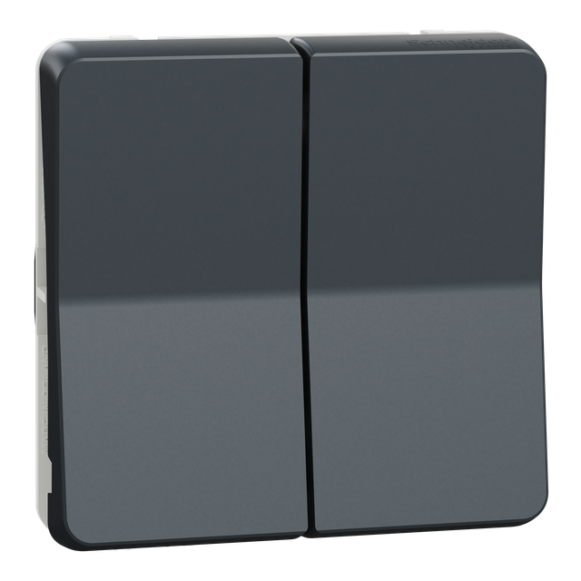 Mureva, mechanizm przycisku podwójnego, antracytowy