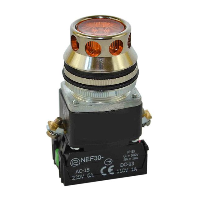 Przycisk NEF30-KLD X/24V-230V żółty W0-NEF30-KLD X G PROMET