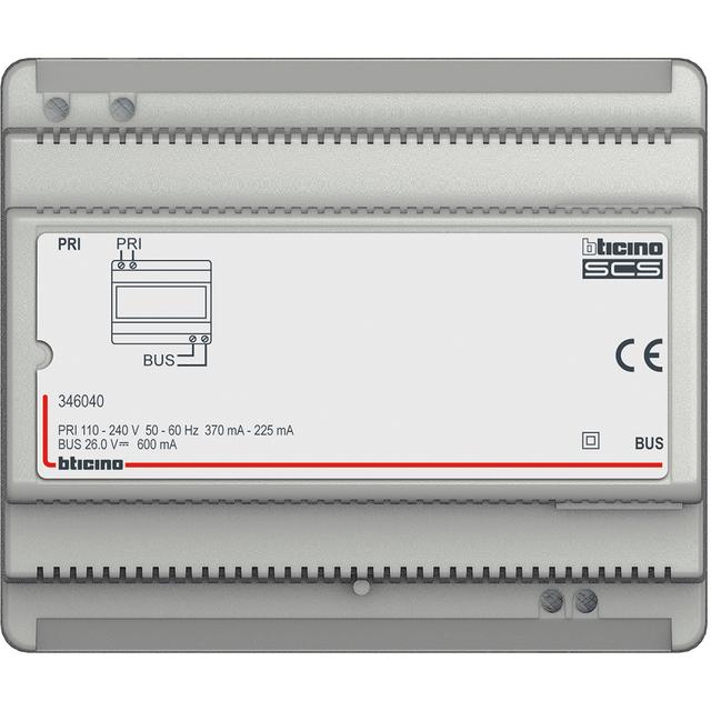 Zasilacz Systemu Domofonowego - 0,6A 346040 LEGRAND