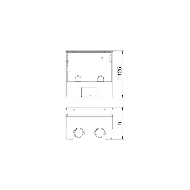 GE 2 V 15 B, Kompl. kaseta zasil., z gn.BS