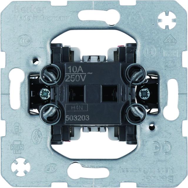 BERKER one.platform Łącznik 1-klawiszowy przyciskowy 1 zestyk zwierny 1 zestyk rozwierny 503203 HAGE