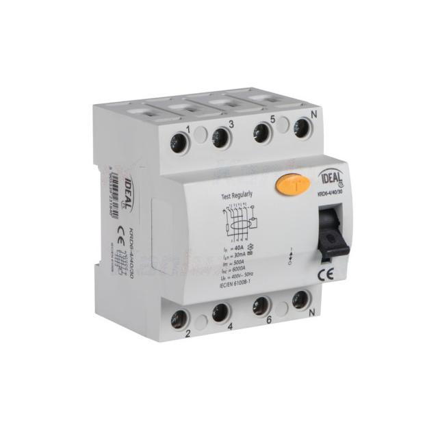 Wyłącznik różnicowo-prądowy KRD6-4/40/30