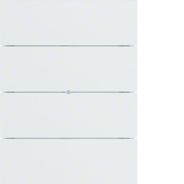 BERKER B.IQ Przycisk poczwórny standard biały 75164099 HAGER