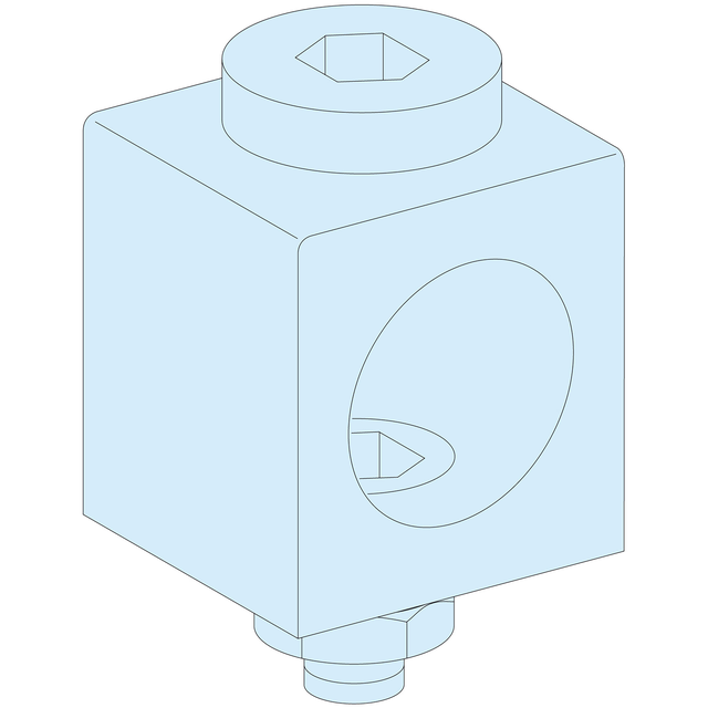 Rozdzielnice PrismaSet, złącza 4 sztuk 185mm2 250A