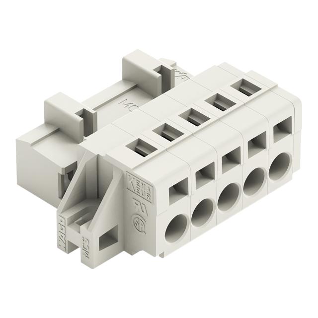 MCS-MIDI Classic wtyk 5-bieg. j-szary raster 5 mm /50szt./ WAGO