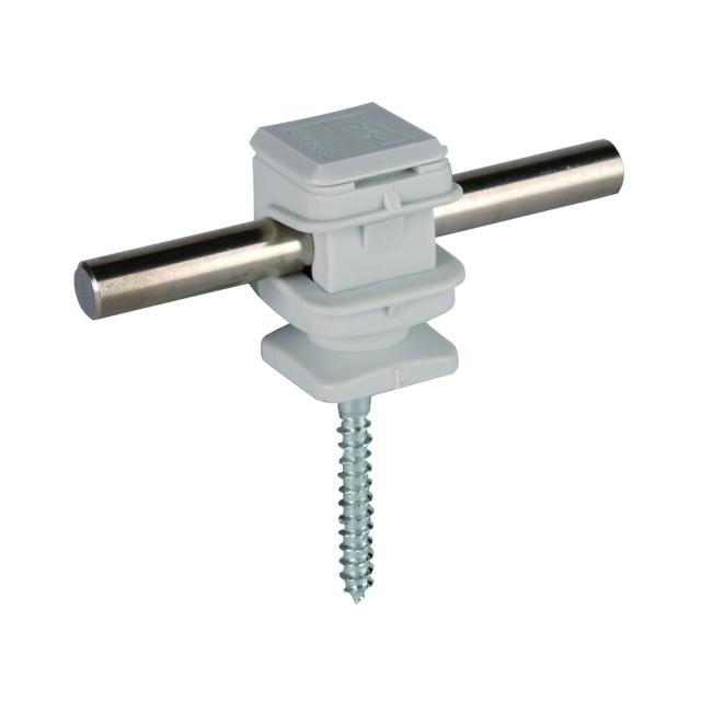 Wspornik DEHNsnap wys. 16 mm, M8, tworzywo, szary