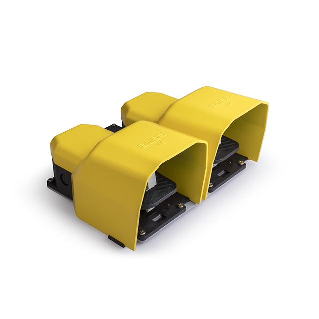 Podwójny wyłącznik nożny z osłoną z metalu 2(1NO+1NC)