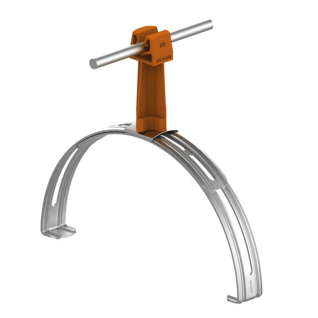 AN-14P/OH/-N Uchwyt gąsior.rozsuw.Z-zatrz. H=7cm /OH/ brązowy