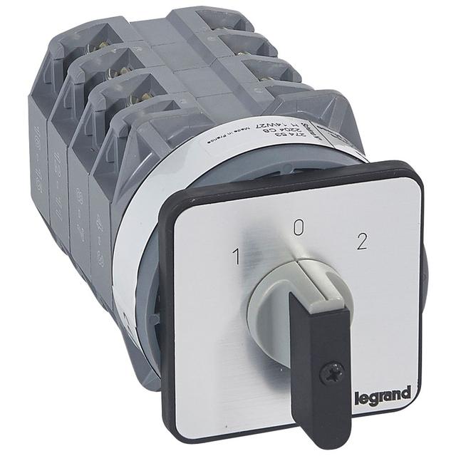 PRZEŁĄCZNIK KRZYWKOWY 0-1-2 PR40 50 A 4P, Legrand