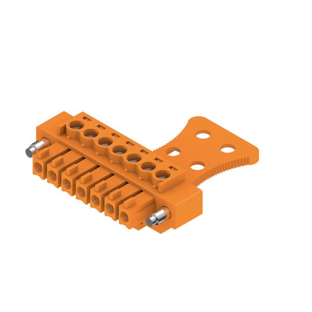 WEIDMULLER BCZ 3.81/07/180FZE SN OR BX Wtyk PCB (złącze wiązki), 3.81 mm, Liczba biegunów: 7, Przyłącze z jarzmem /50szt./ 1236570000 WEIDMÜLLER