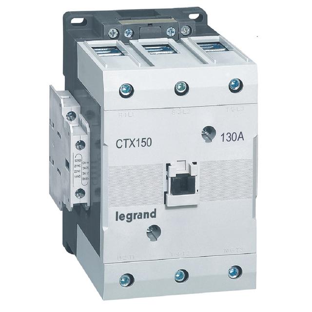 Stycznik Przemysłowy CTX3 150 3P 130A 2Z 2R 24V AC Zaciski Klatkowe 416250 LEGRAND