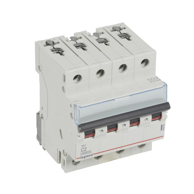 WYŁĄCZNIK NADPRĄDOWY S 314 4P C 2A 10000A SERII TX3, Legrand