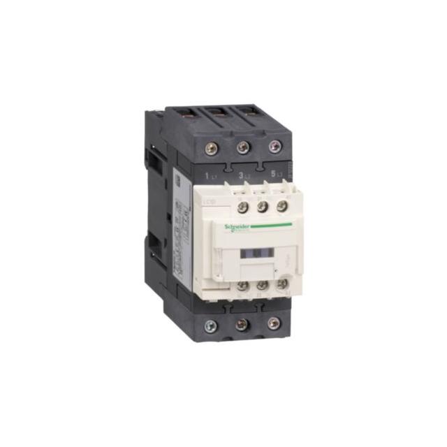 Stycznik mocy I= 40A AC-3, styki pom. 1NC+1NO, nap. cewki 600 V AC LC1D40AX7 Schneider