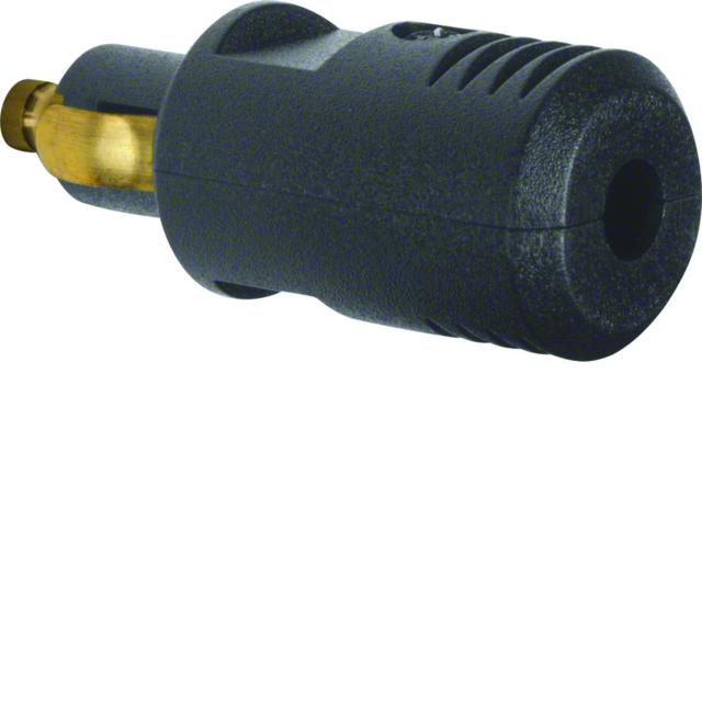 BERKER Integro Flow Wtyczka do gniazda samochodowego czarny 4637 HAGER