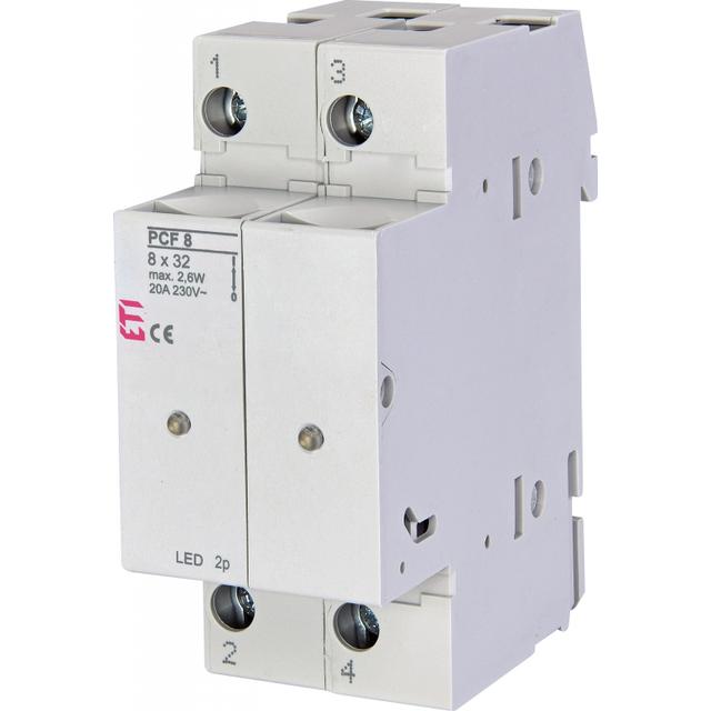 Rozłącznik bezpiecznikowy PCF 8 2P LED  002530013 ETI
