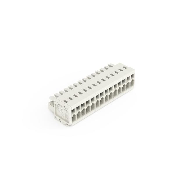 MCS-MINI Classic gniazdo 14-bieg. j-szare raster 3,5 mm /50szt./ WAGO