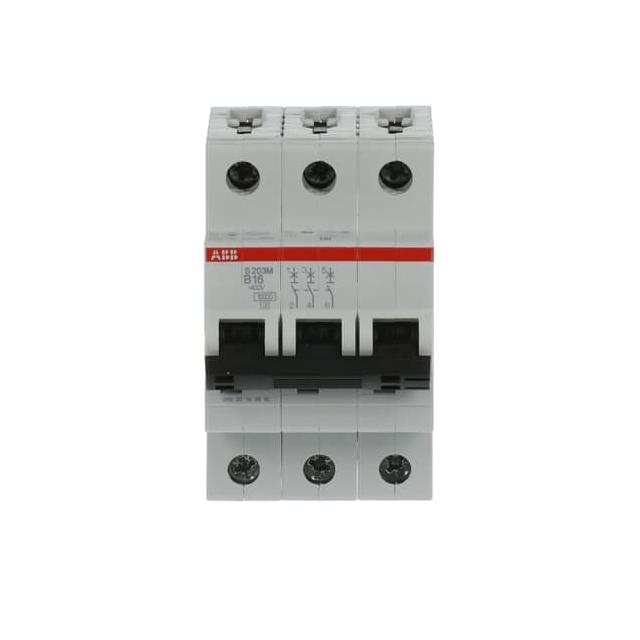S203M-B16 Wyłącznik nadprądowy 10kA 3P B16A 2CDS273001R0165 ABB